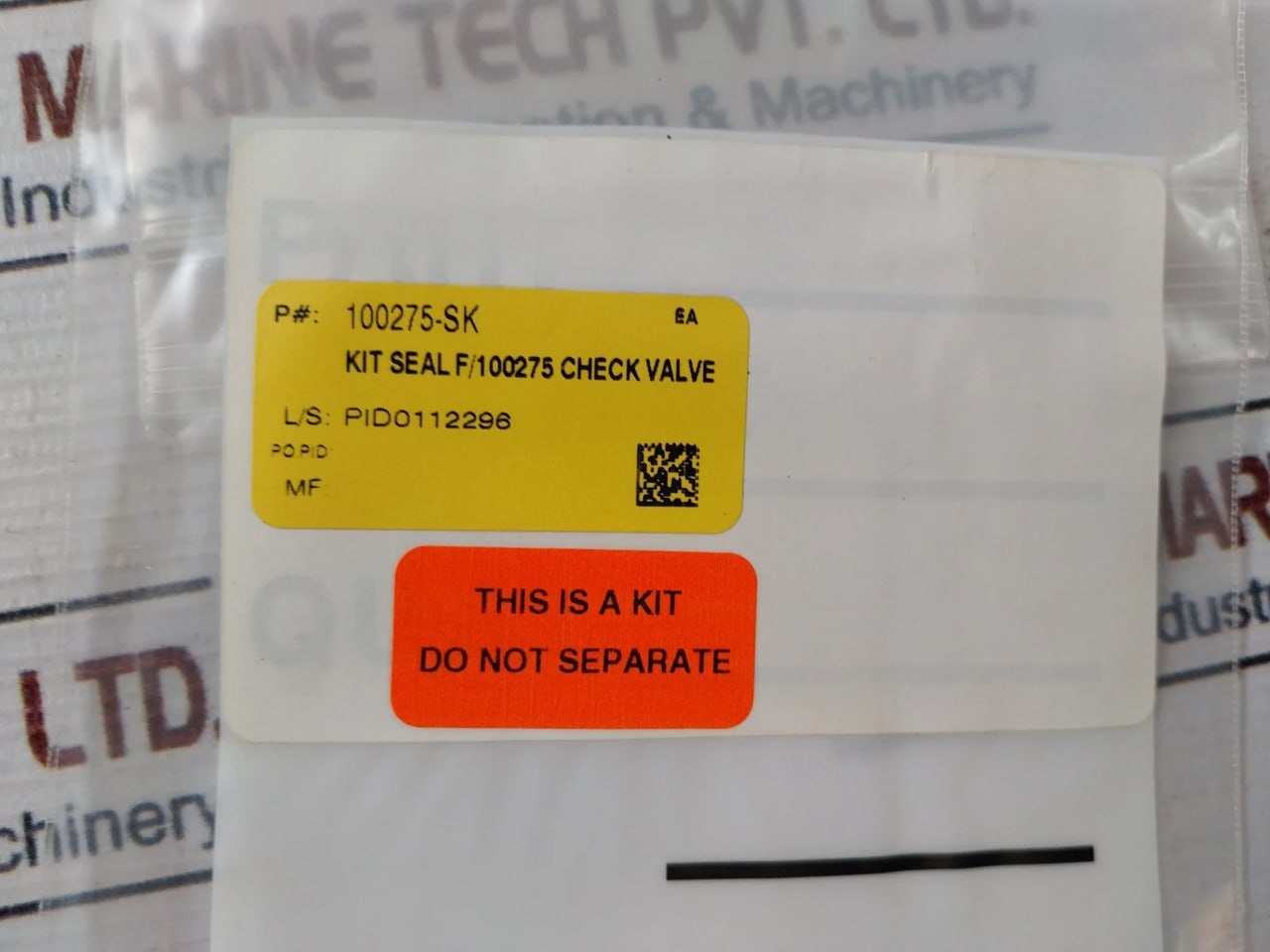 Oceaneering 100276-rk Valve Repair Kit