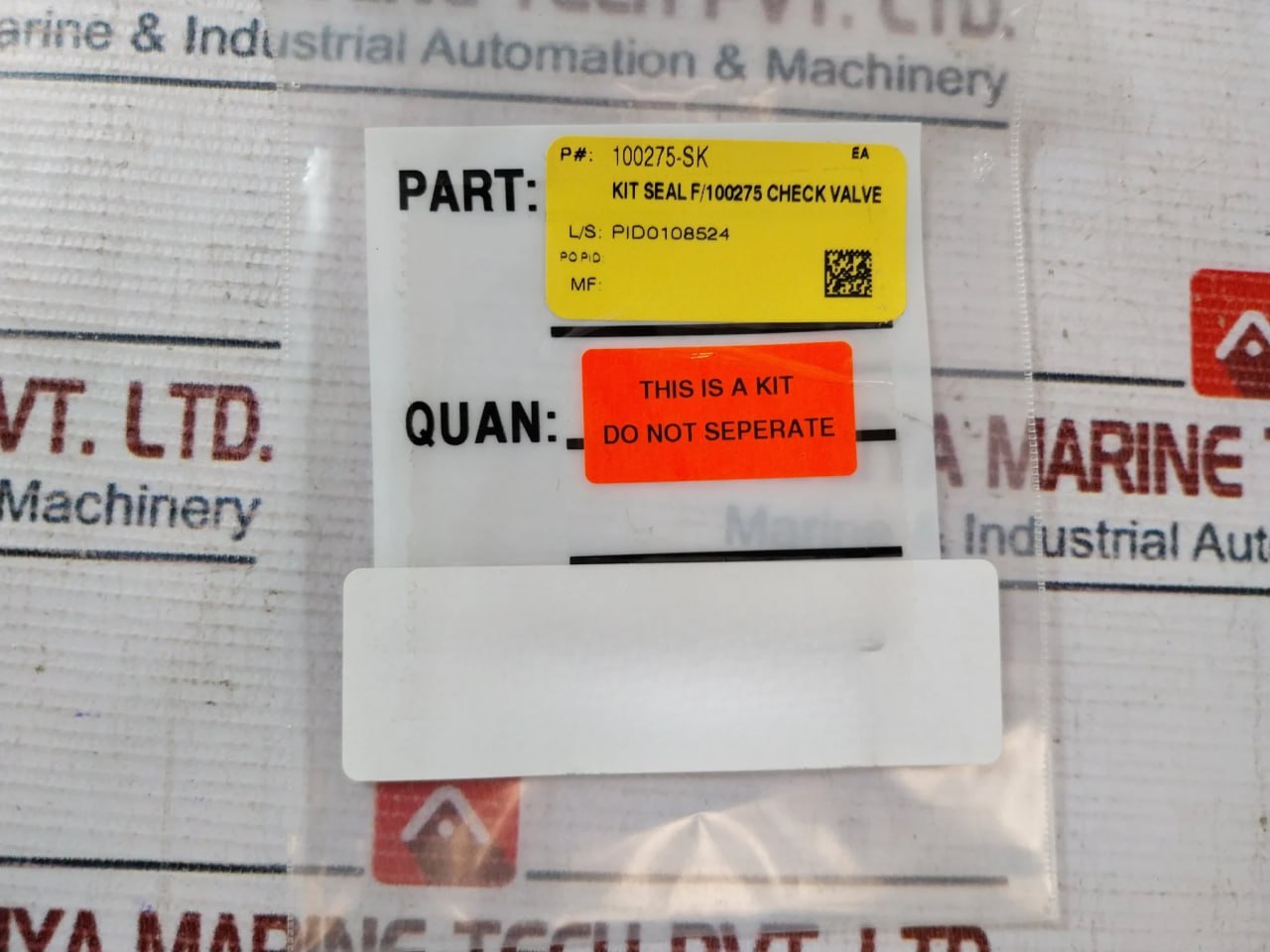 Oceaneering 100276-RK Valve Seal Repair Kit