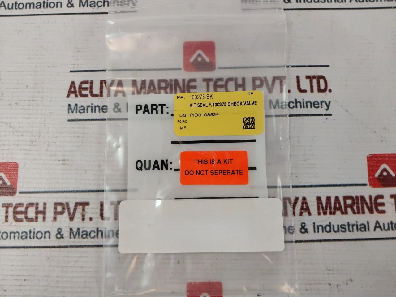 Oceaneering 100755-rk Valve Repair Kit , 100749 Rev.B