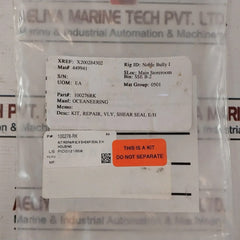 Oceaneering 100755-rk Valve Repair Kit , 100749 Rev.B
