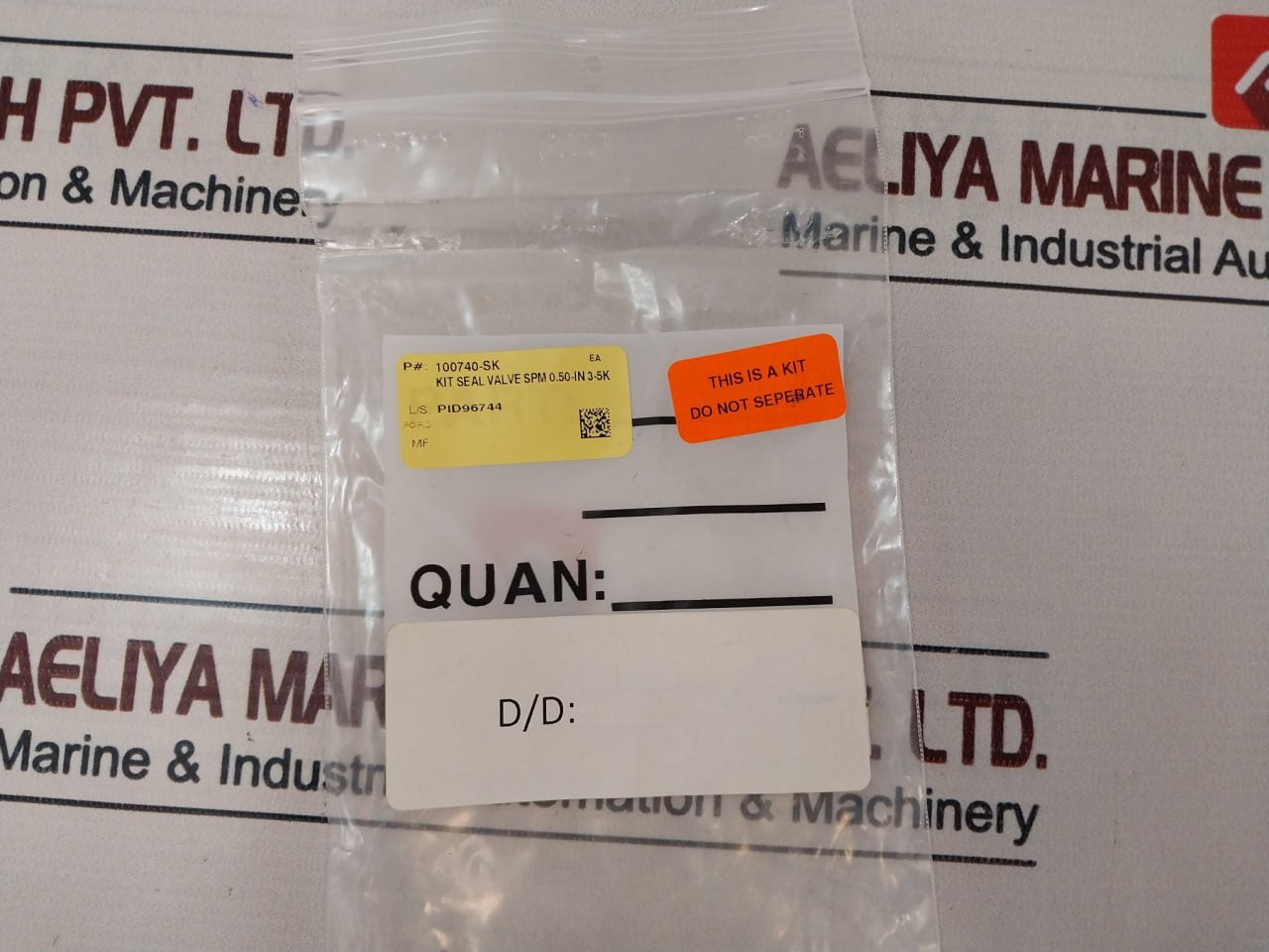 Oceaneering 100755Rk Piston 0.5” Spm Seal Valve Repair Kit 100740-sk