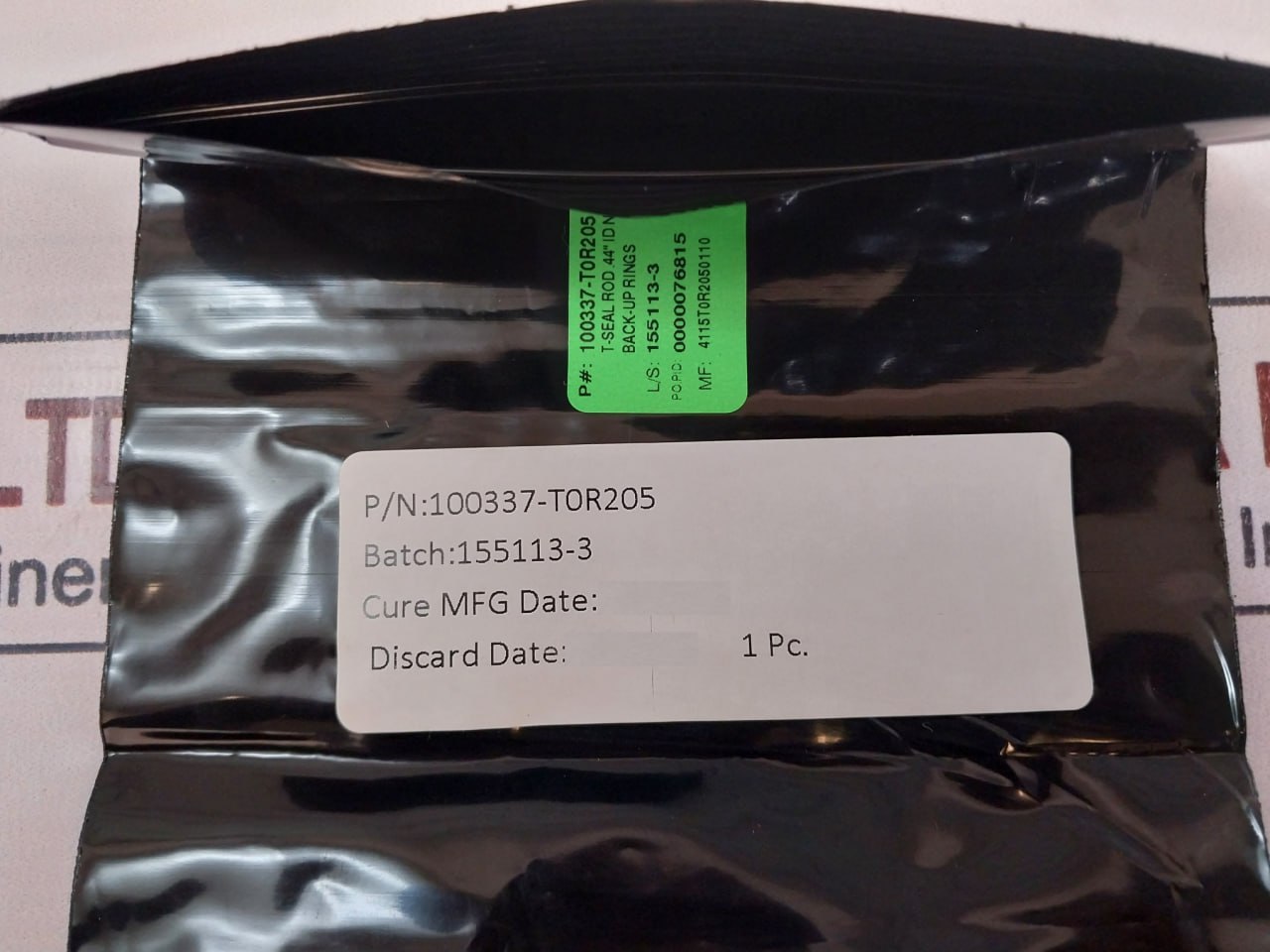 Oceaneering 100755Rk Piston 0.5” Spm Seal Valve Repair Kit 100740-sk