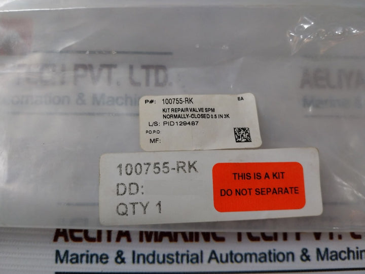 Oceaneering 100755Rk 0.5 Inch Spm Repair Valve Kit 100741