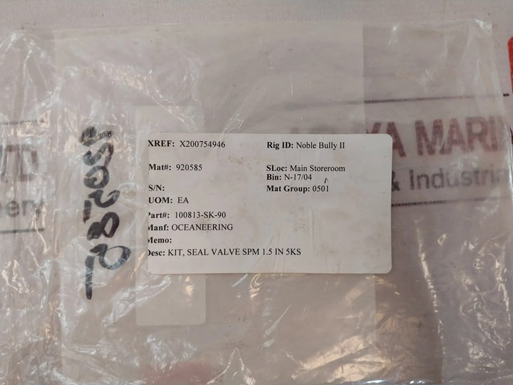Oceaneering 100813-sk-90 Repair Valve Kit
