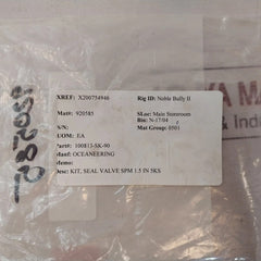 Oceaneering 100813-sk-90 Repair Valve Kit