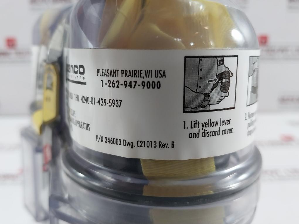 Ocenco M-20.2 Eebd Emergency Escape Breathing Device 3850 Psi Rev : B