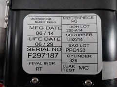 Ocenco M-20.2 Eebd Emergency Escape Breathing Device 3850 Psi Rev : B