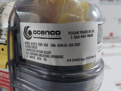 Ocenco M-20.2 Eebd Emergency Escape Breathing Device 3850 Psi Rev : B
