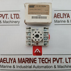 Octal Relay Socket 5X852N Dayton 8 Pin 15A 300V