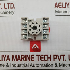 Octal Relay Socket 5X852N Dayton 8 Pin 15A 300V