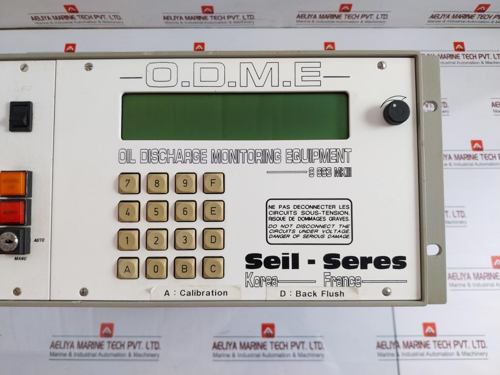 Odme-s 663 Mk Iii Oil Discharge Monitoring System Control 60˚C Seil-seres