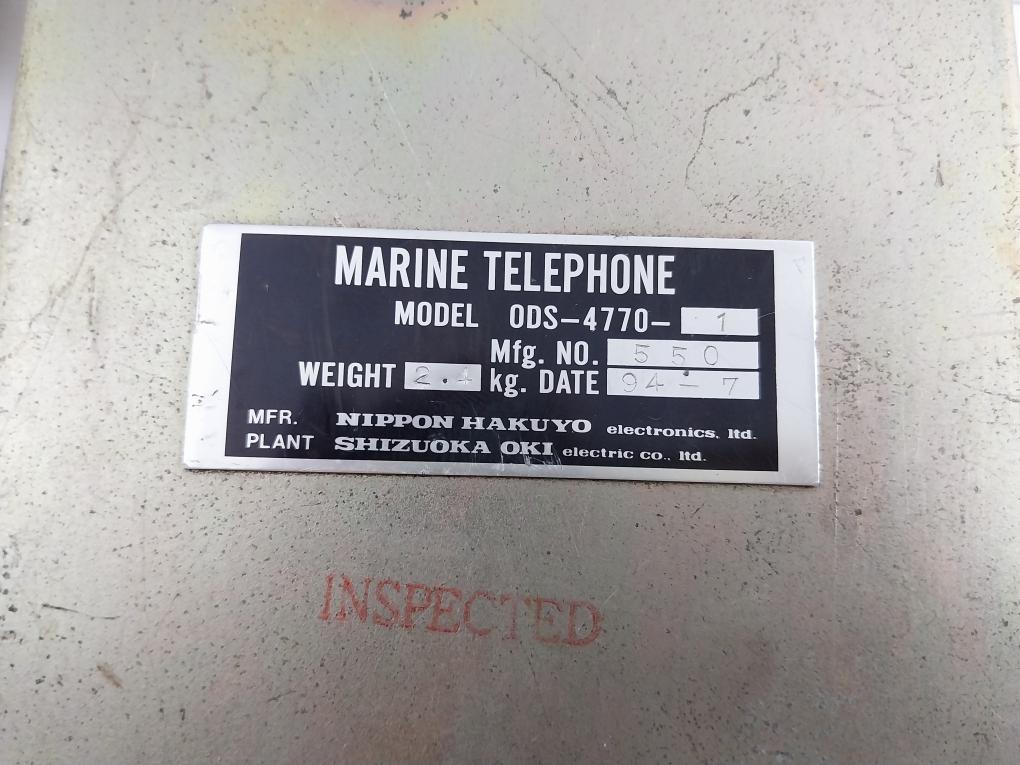 Ods-4770-1 Marine Telephone Oki