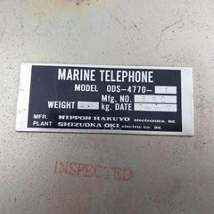 Ods-4770-1 Marine Telephone Oki