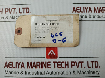 Oem Floating Stem Valve 31513534 Ingersoll Rand