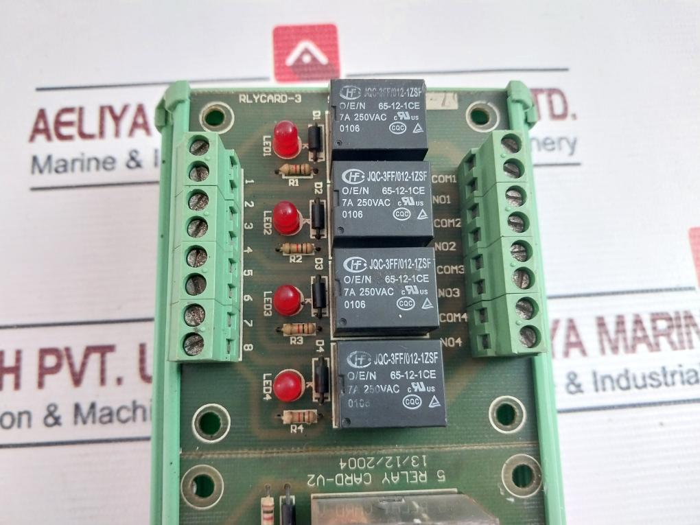 OEN 5 Relay Card-v2 Board