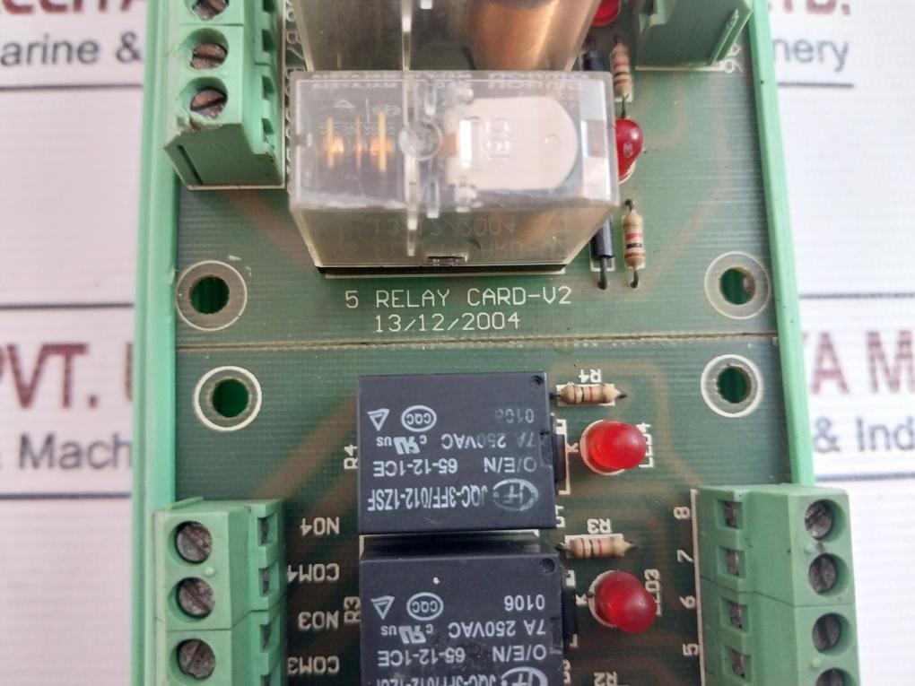 OEN 5 Relay Card-v2 Board
