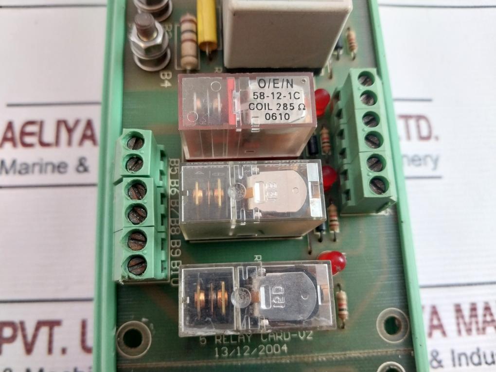 OEN 5 Relay Card-v2 Board