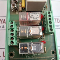 OEN 5 Relay Card-v2 Board