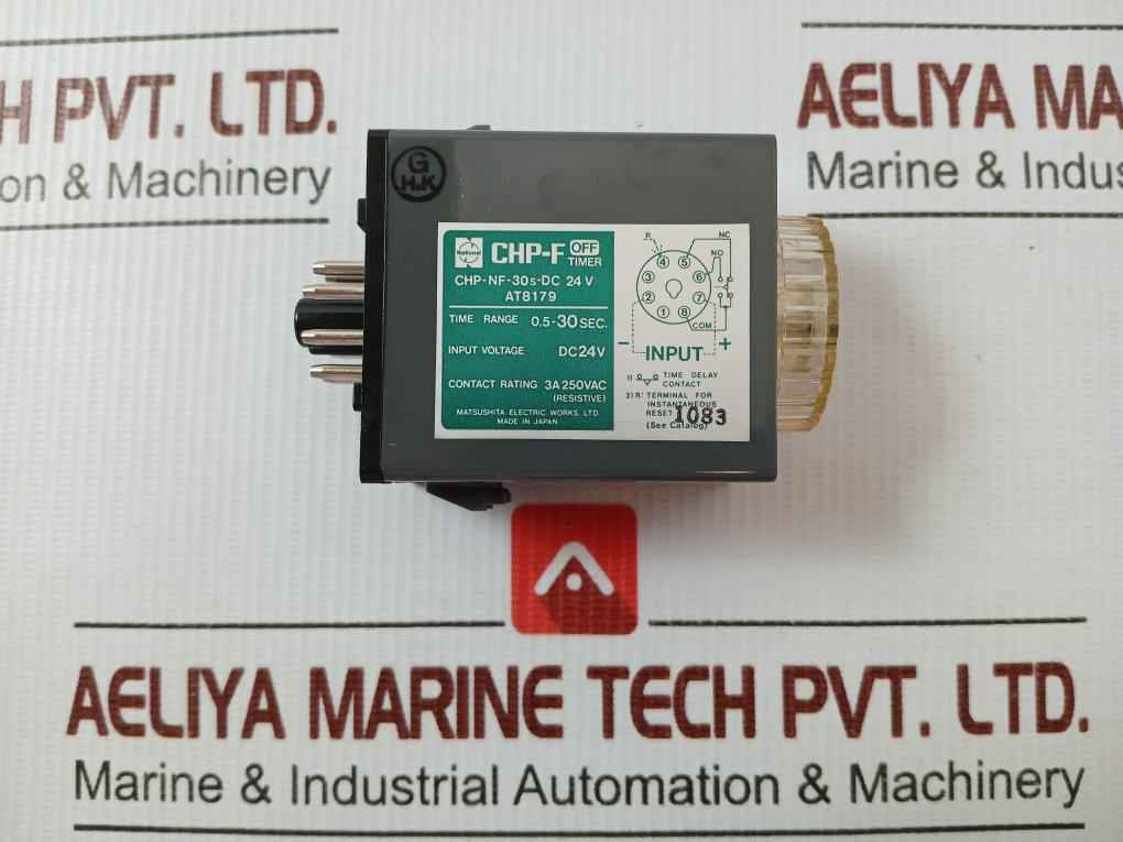 Off Timer Delay Relay Chp-nf-30S-dc 24 V Matsushita