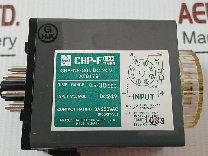 Off Timer Delay Relay Chp-nf-30S-dc 24 V Matsushita