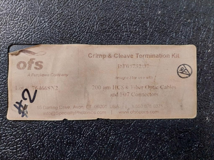 Ofs Dt03732-37 Crimp Cleave Termination Kit