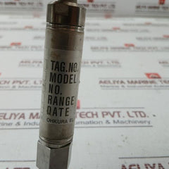 Ohkura Electric Pt3012Azz2 Pressure Transmitter 9Sb417408 0-1.5Kg/Cm2
