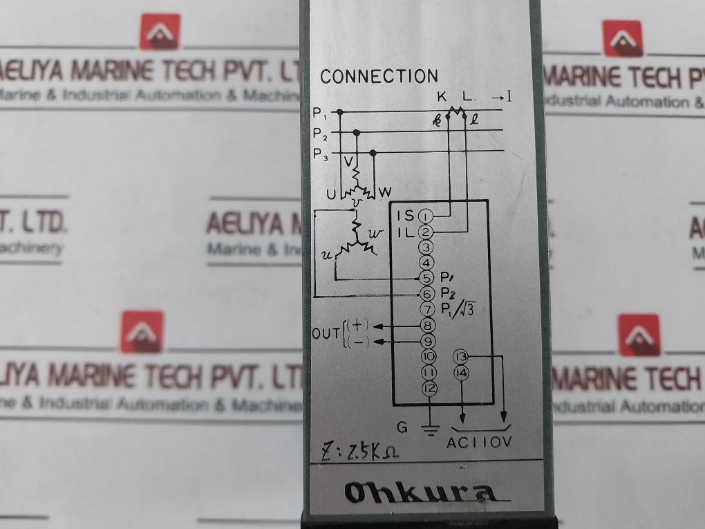 Ohkura Rpt-74-aa Power Transducer 110Vac