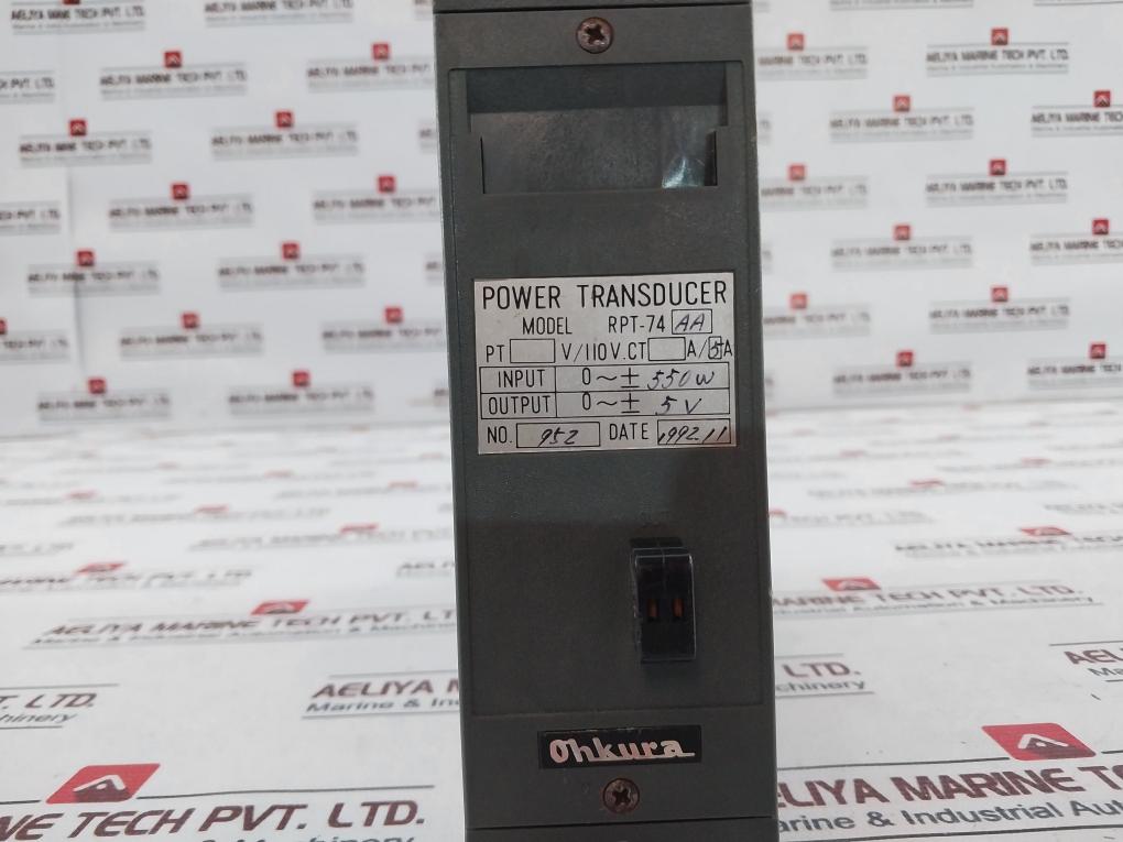 Ohkura Rpt-74-aa Power Transducer 110Vac