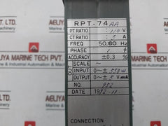 Ohkura Rpt-74-aa Power Transducer 110Vac