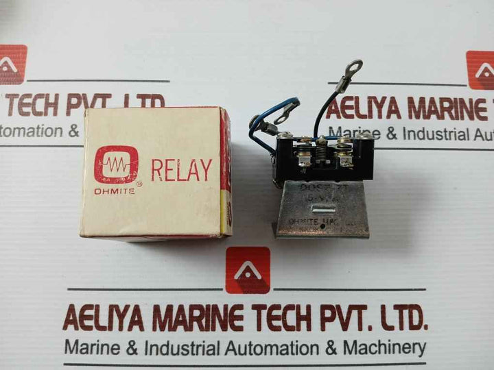 Ohmite Dosx-7T General Purpose Relay 115Vac