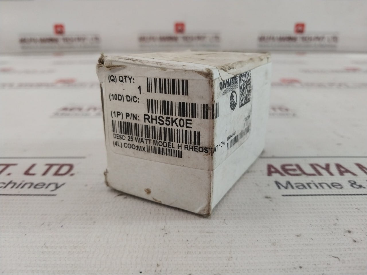 Ohmite Rhs5K0E Potentiometer Rheostat Res 25 Watt