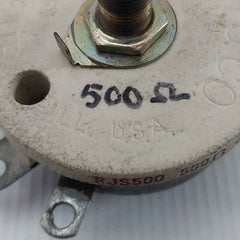 Ohmite Rjs500 Rheostat For Ae Generator 0.316A 500 Ohm