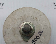 Ohmite Rjs500 Rheostat For Ae Generator 0.316A 500 Ohm
