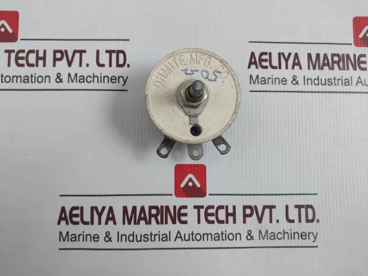 Ohmite Rjs50re Rheostat 1 Amp Max 50Ω