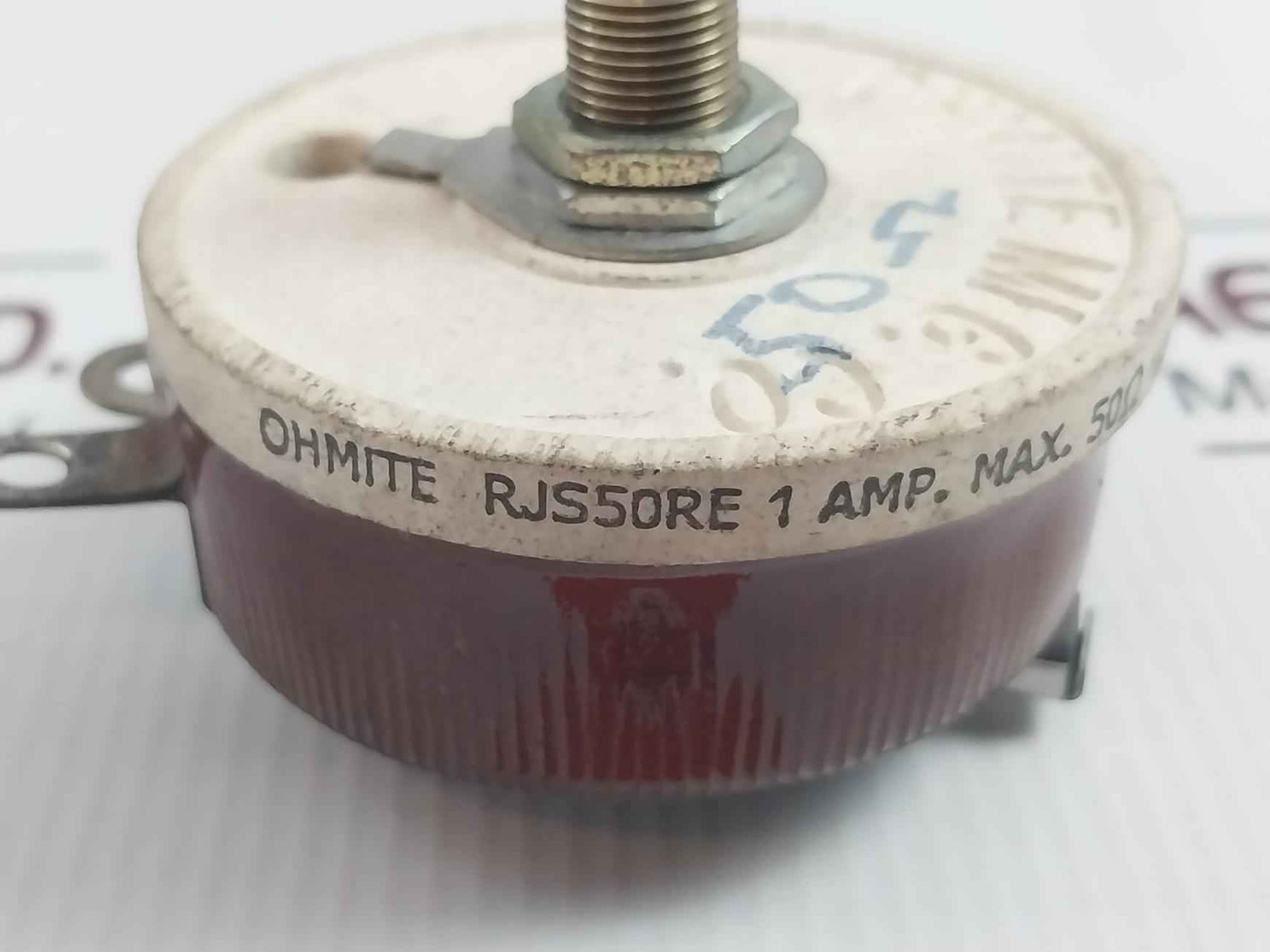 Ohmite Rjs50re Rheostat 1 Amp Max 50Ω