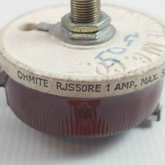 Ohmite Rjs50re Rheostat 1 Amp Max 50Ω