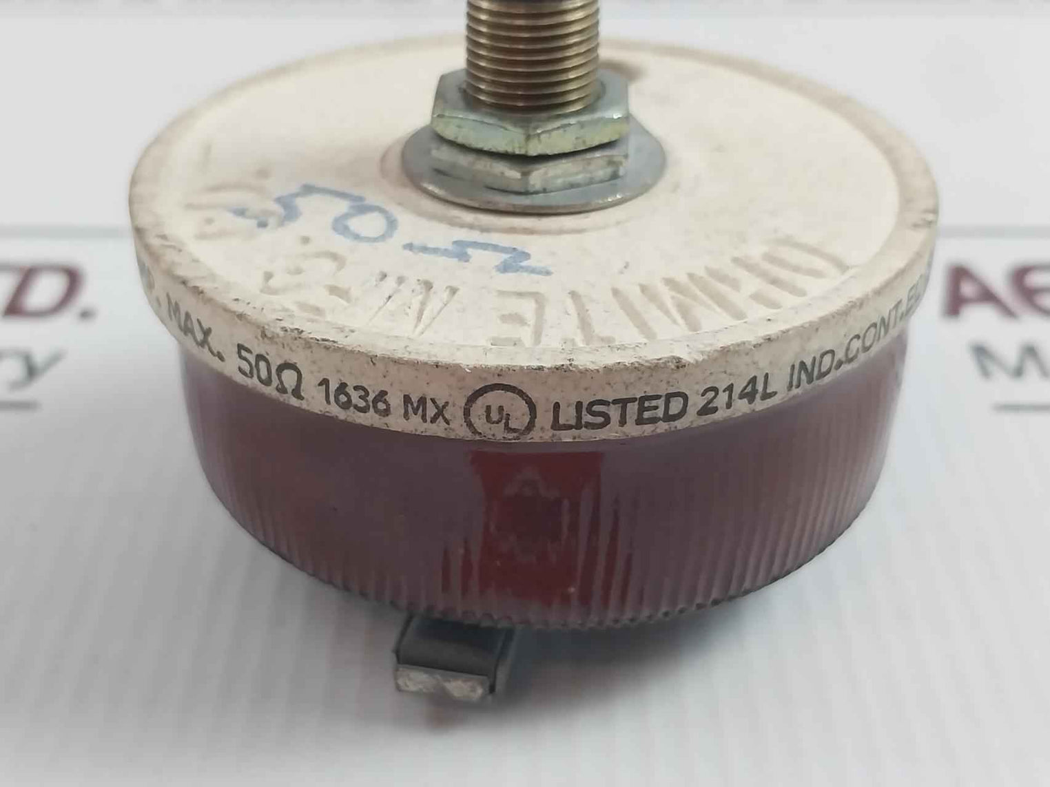 Ohmite Rjs50re Rheostat 1 Amp Max 50Ω