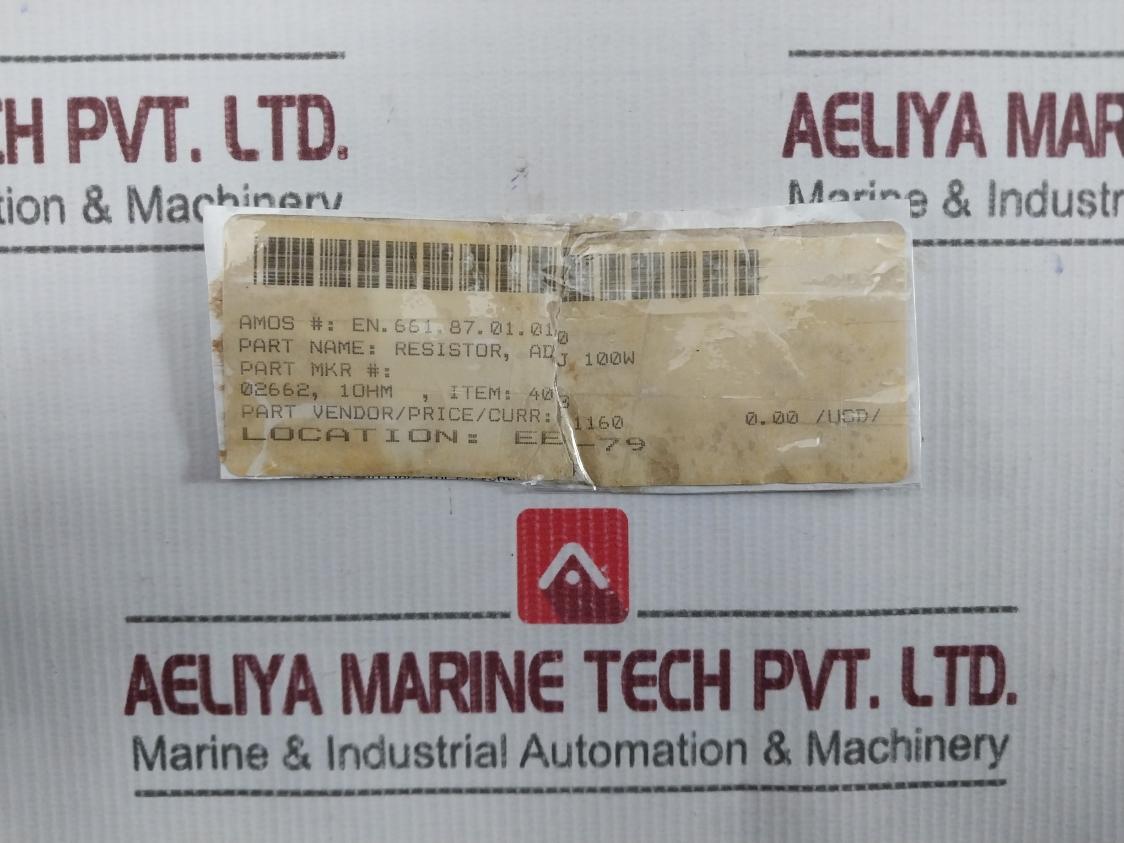 Ohmite 210-100M-40 Adjustable Resistor 1 Ohm 100W