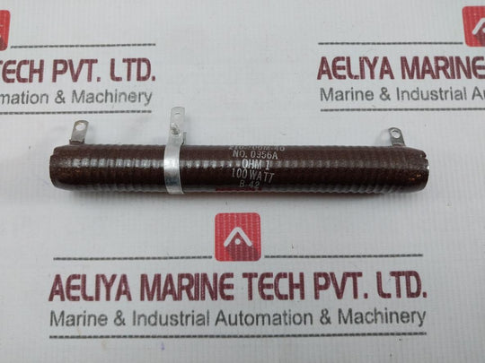 Ohmite 210-100M-40 Adjustable Resistor 1 Ohm 100W