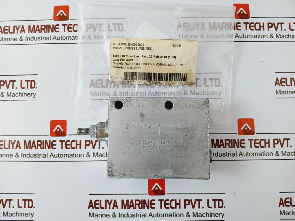 Oil Control 05901903021000b Pressure Reducing And Relieving Check Valve