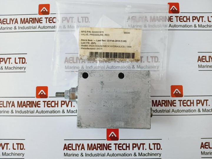 Oil Control 05901903021000b Pressure Reducing And Relieving Check Valve