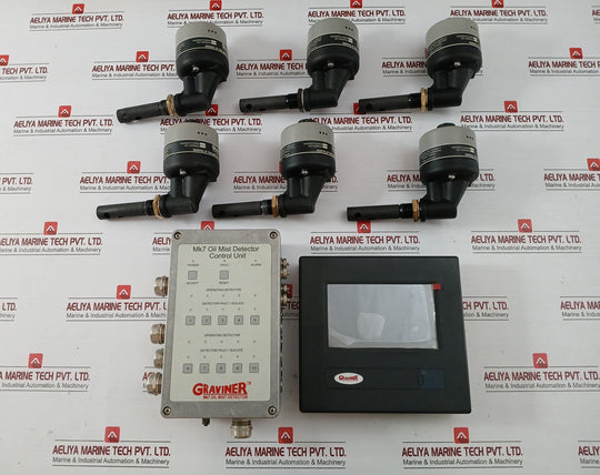 Oil Mist Detector Head Control Unit Set Mk7 Graviner 1-53836-k270 24V