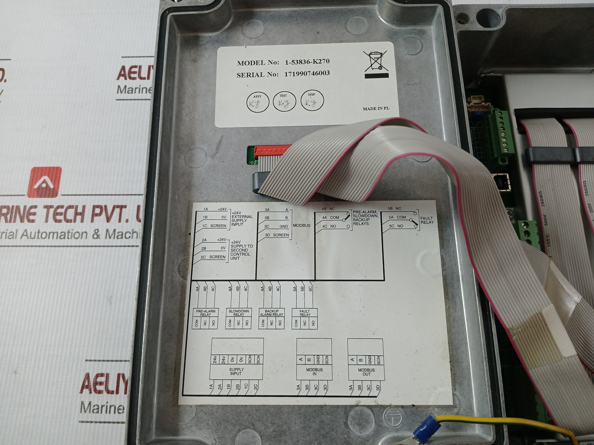 Oil Mist Detector Head Control Unit Set Mk7 Graviner 1-53836-k270 24V