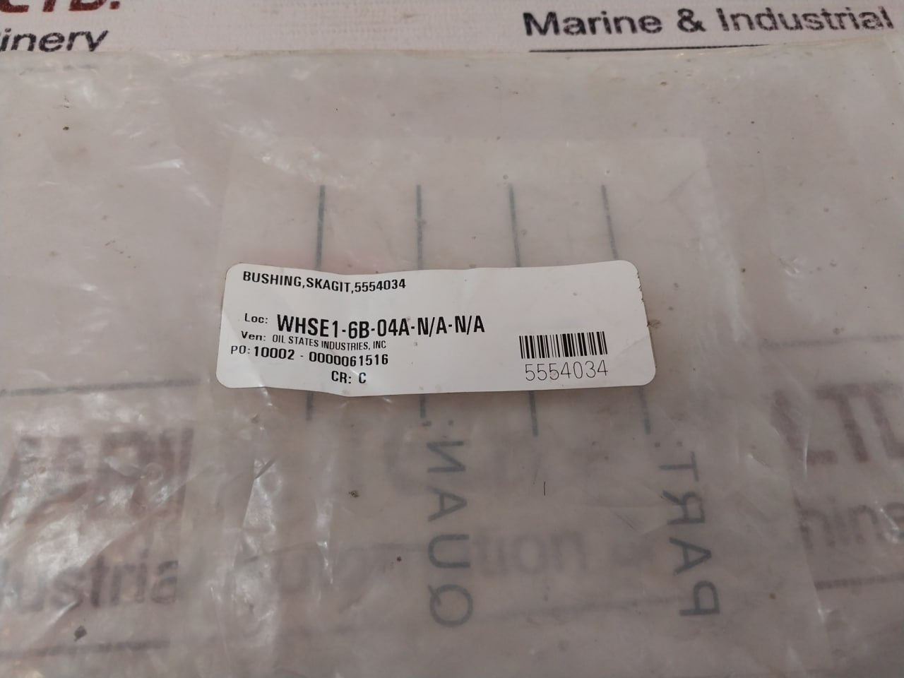 Oil States 5554034 Bushing