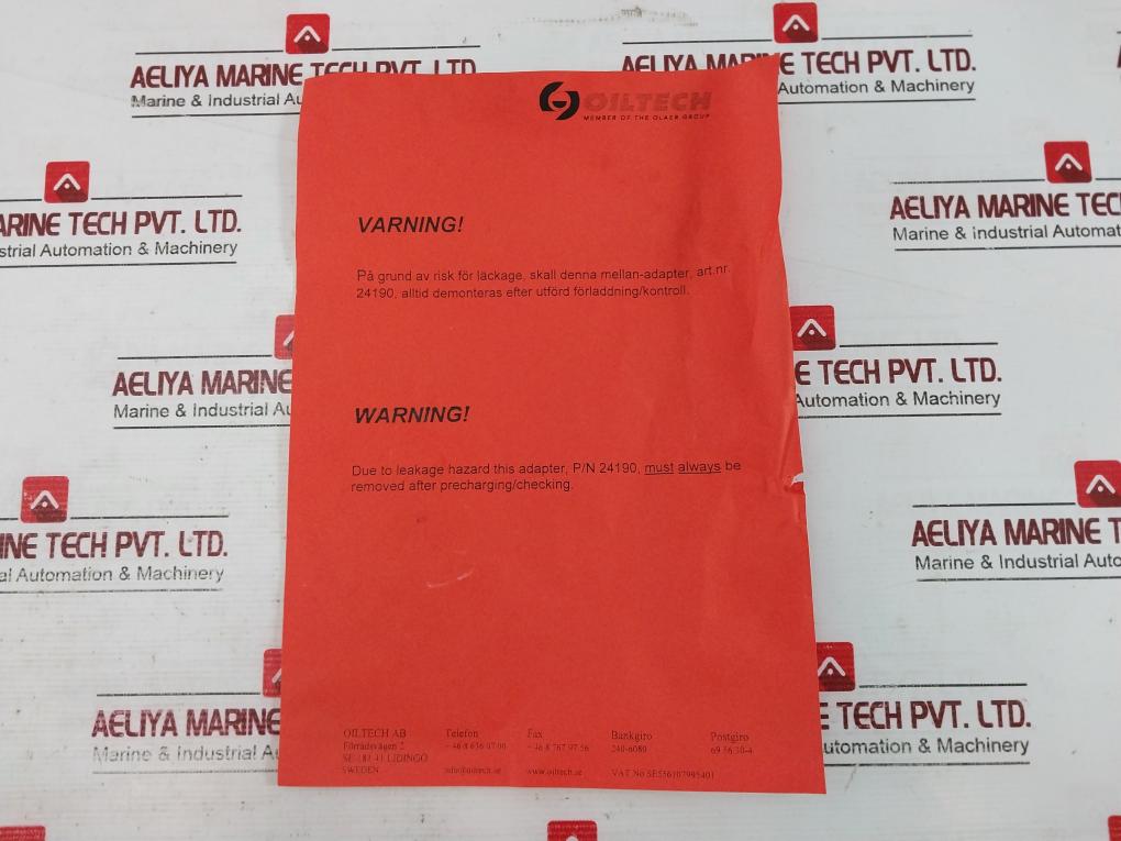 Oiltech Cgh-3000 Gas Charging Assembly 0-250 Bar 0-25 Mpa (Product Incomplete)