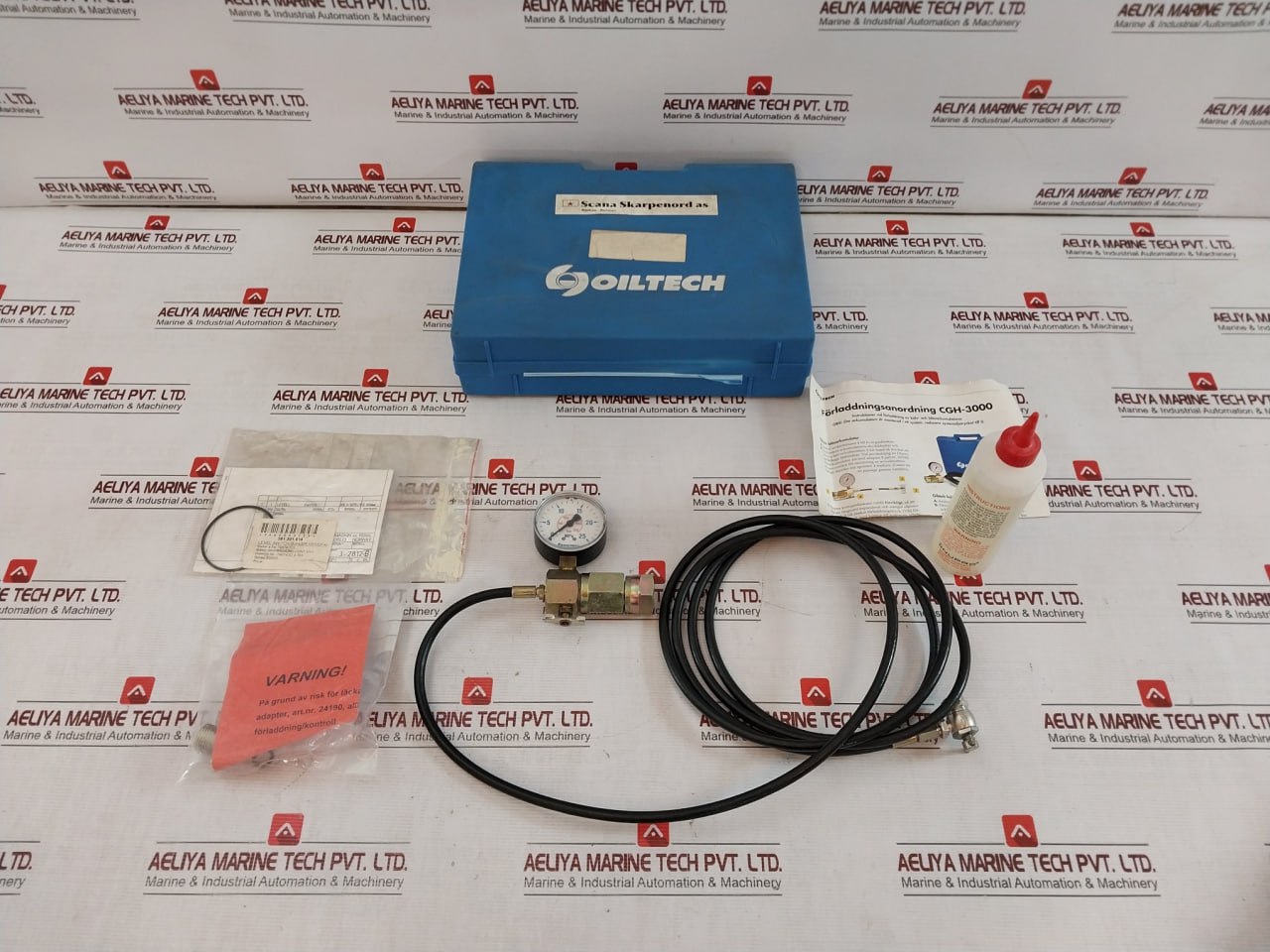 Oiltech Cgh-3000 Hydraulic Accumulator Charging / Test Set 0-25 Mpa 79874-815