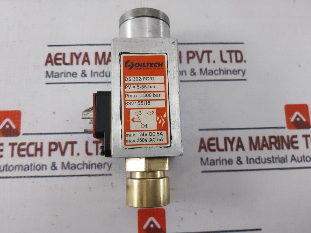 Oiltech Ds 302/Po/G Pressure Switch 300 Bar 24Vdc 5A/250Vac 5A