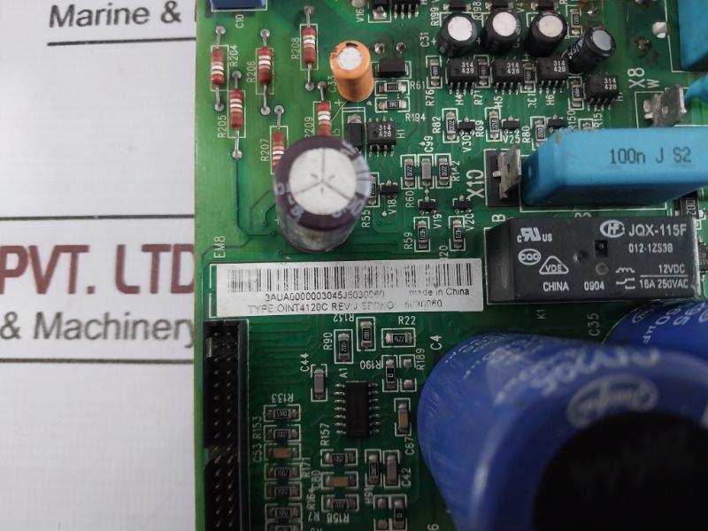 Oint4120c Power Drive Board 3aua0000000157d Rev J
