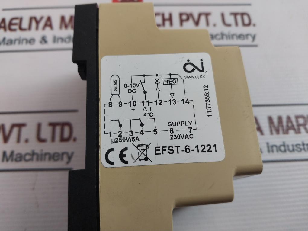 Oj Electronics Efst-6 Frost Alarm Relay 230vac