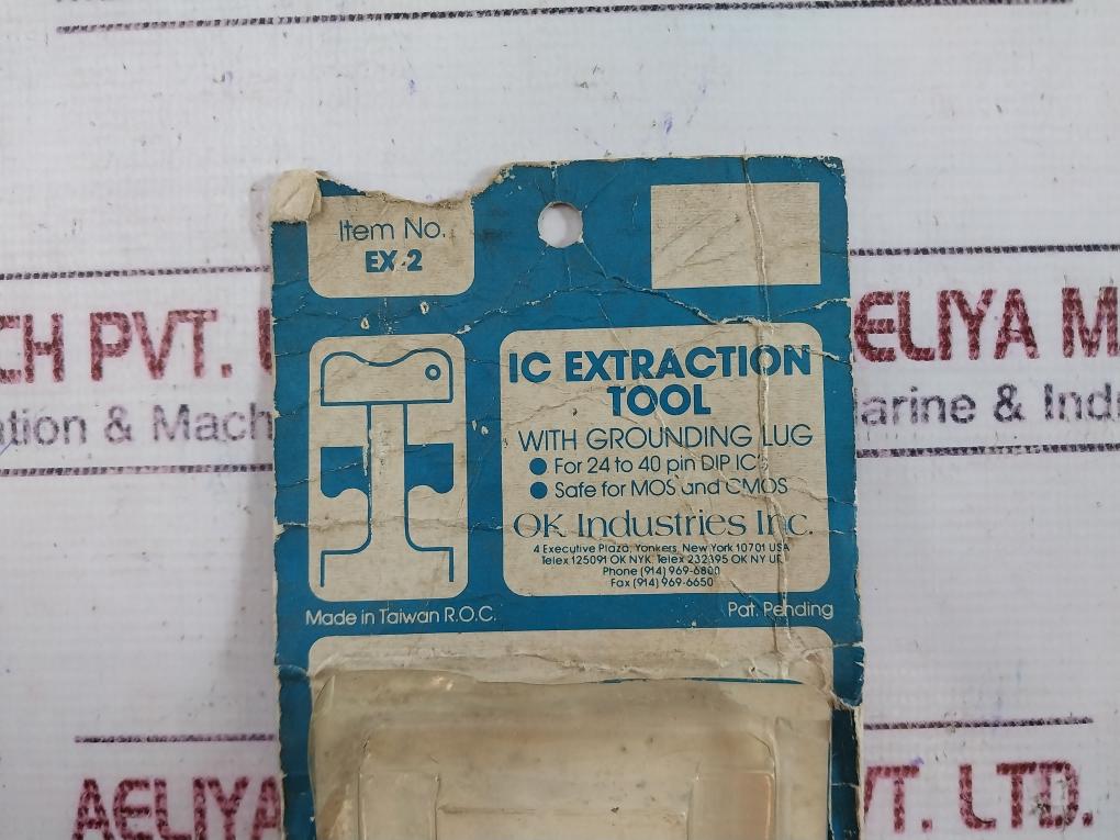 Ok Industries Ex-2 Ic Extraction Tool For Chip 24 To 40 Pin Dip Ic